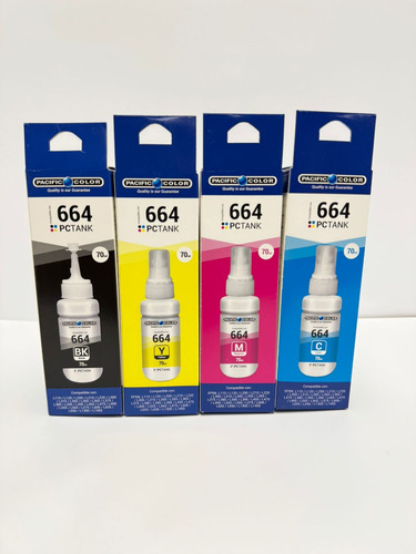 Epso Pack 4 Tintas Alternativas T664 Premium E P S O N