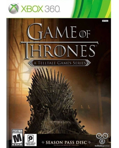 Videojuego Game Of Thrones A Telltale Games Series (xbox