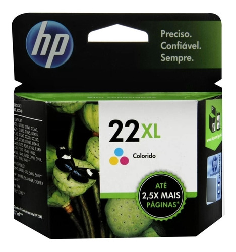 Cartucho Hp 22xl 22 C9352 Original Hp E Lacrado Com Garantia