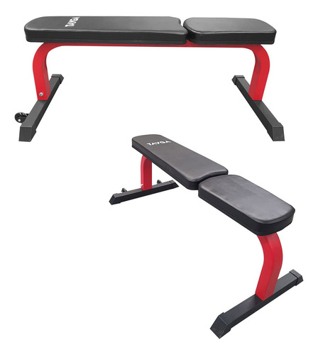 Banco Fitness Plano Recto Para Pesas Gimnasio Tayga