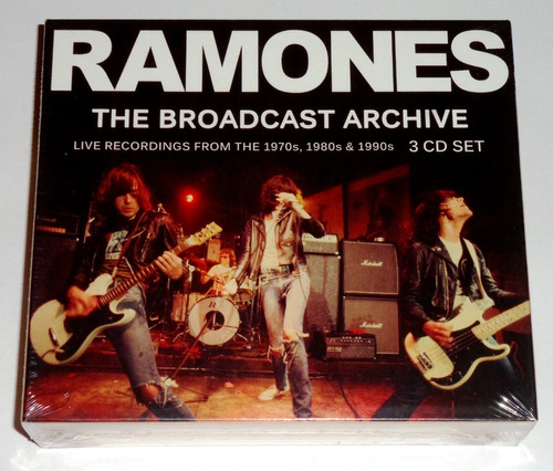 Ramones The Broadcast Archives 3-cd Box Punk Rock