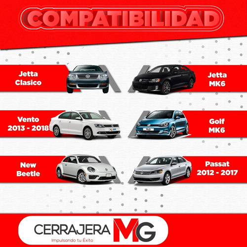 Imagen 4 de 4 de Carcasa Llave Control Vw Jetta Clasico Gol Beetle