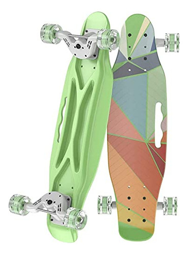 Mini Cruiser Skateboard Plastico 23.2  Cubierta Flexible