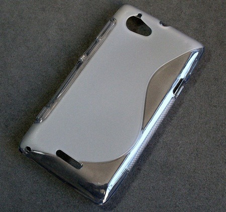 Capa + Pelicula P/ Xperia L C2104 C2105 Case Tpu