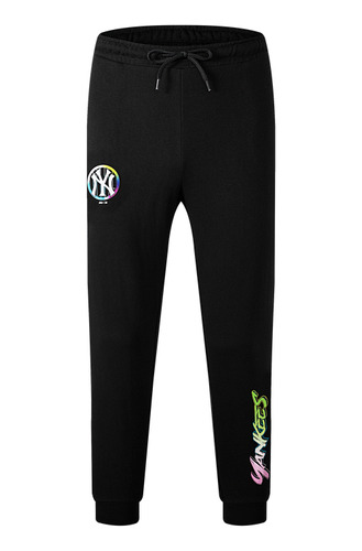 Pantalon Nba Iridescent Yankees Negro Hombre