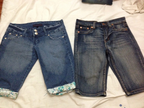 Bermudas Jeans Para Dama Nuevos Talla 14