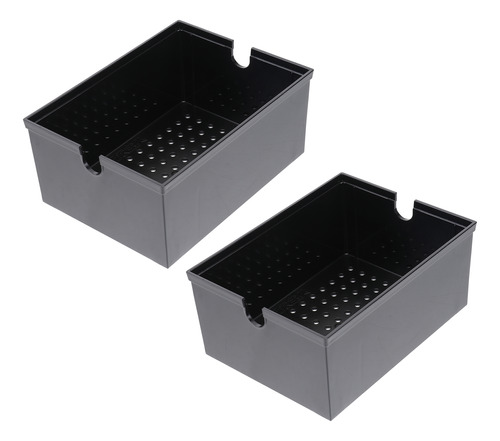 Caja De Goteo Con Filtro Externo Black Aquarium, 2 Unidades