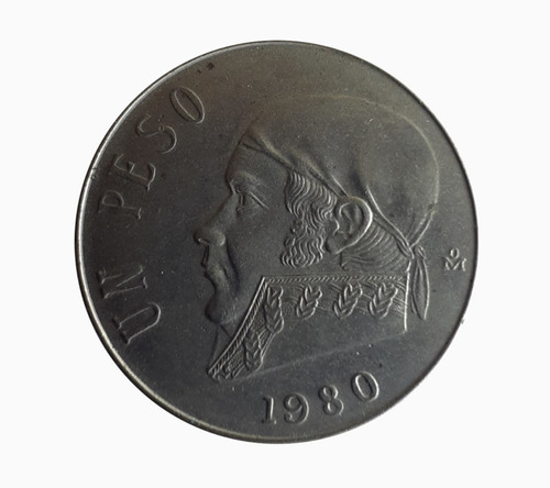Moneda México 1980 1 Peso