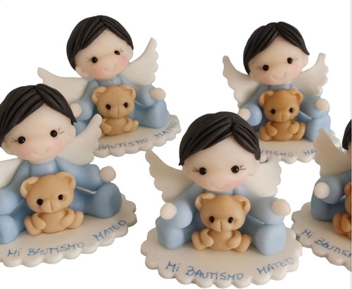 Souvenirs 10 Bebes Porcelana Fria Baby Shower Bautismo 