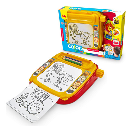 Mesinha Color Tablet Laranja Infantil Educativo Bs Toys