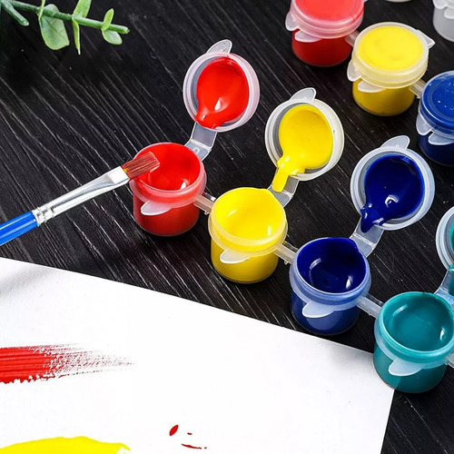 100 2ml Tiras De Botes De Pintura Vacíos Tiras 800 Botes