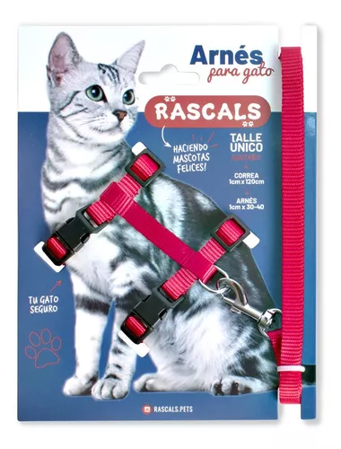 Arnés Pretal Con Correa Para Gato Rascals