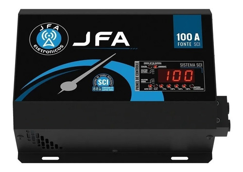 Fonte E Carregador Jfa 100a Automotiva Pwm Sci Bivolt Full