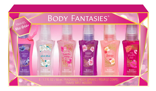 Body Mist Body Fantasies 6 Piezas 50 Ml