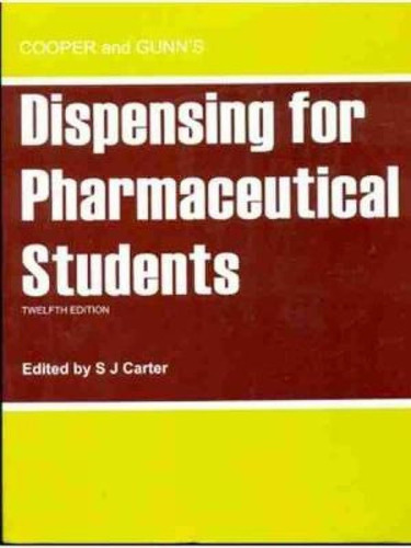 Libro: En Inglés Cooper And Gunnss Dispensing For Pharmacy
