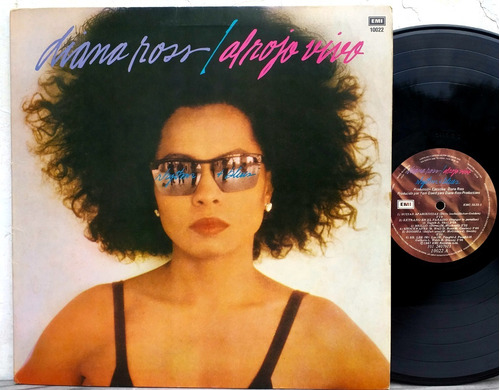 Diana Ross - Al Rojo Vivo - Lp Vinilo Año 1987 - Soul Funk