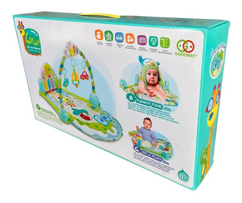 Imagen 4 de 8 de Manta Didáctica Goodway 8869b Piano Y Juego