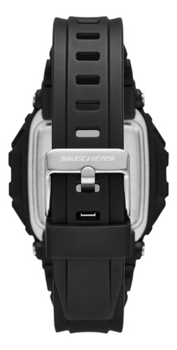 Reloj Hombre Skechers Sr1185 De Poliuretano Negro Fondo Pantalla Negativa