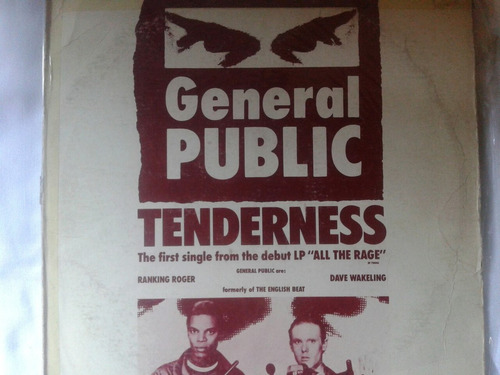 Lp General Public Tenderness Maxi Usa Vinilo Original 1984