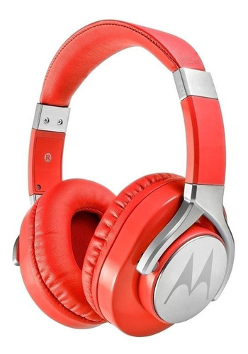 Fone de ouvido over-ear sem fio Motorola Pulse Max SH004 vermelho