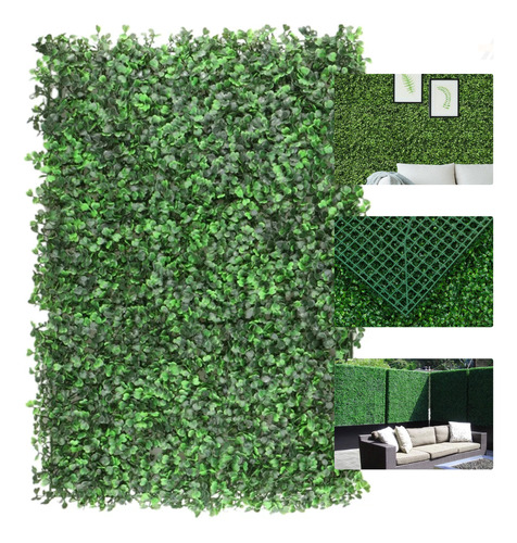 5 Placa Buchinho Grama Artificial Jardim Vertical Muroingles