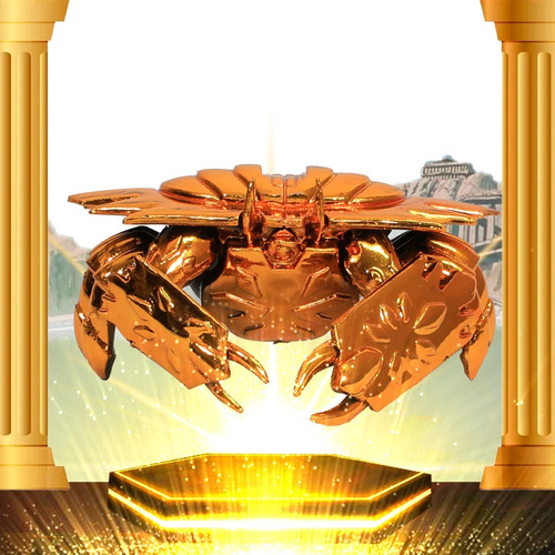 Imagen 3 de 6 de Caballeros Del Zodiaco Armaduras Doradas Figura Coleccion