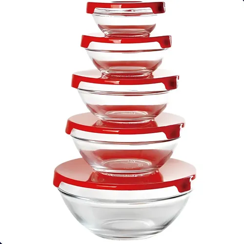 Promoção de Conjunto 5 Potes De Vidro na loja Mercado Livre