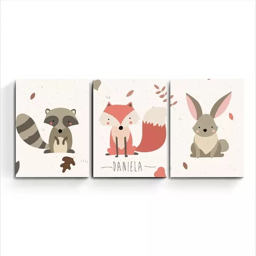 Pack 10 Cuadros Infantiles 10x10 Personalizables