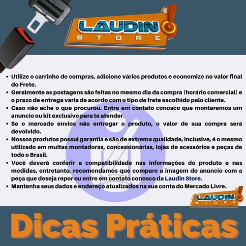 Fecho Cinto De Segurança Com Sensor Onix Prisma Cobalt Spin