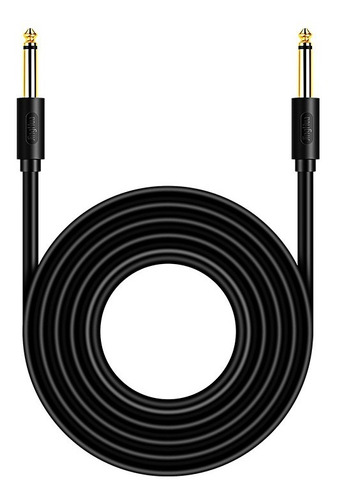 Cable Instrumentos Plug 1/4 Guitarra Bajo Amplificador 3 Mts