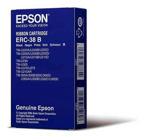 Cinta Epson Erc38b Negra Original