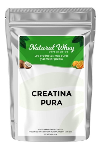 Creatina Pura Vegana 1 Kilo Sin Hidratos De Carbono