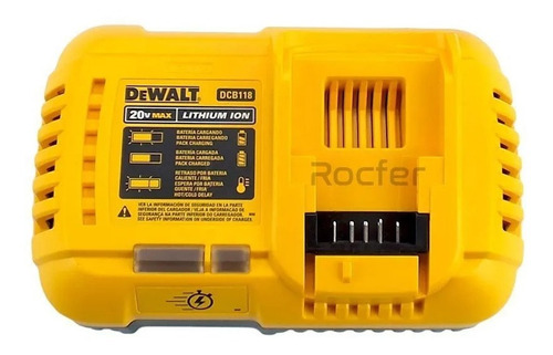 Carregador Para Bateria 20v (rapido) Dewalt Dcb118