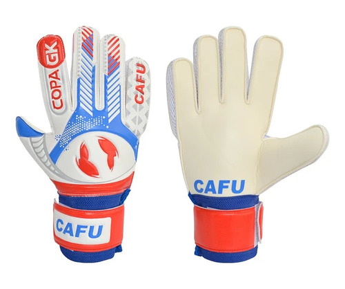 Guante De Arquero Cafu  Bl-azul-rojo Talla 9