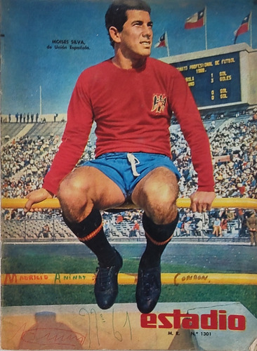 Revista Estadio N°1301 Equipo Coló Coló 1968(ee8