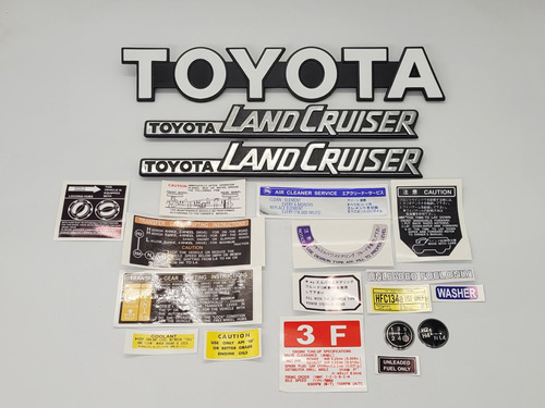 Toyota Land Cruiser Bj70 85/87 Emblemas Y Calcomanías 