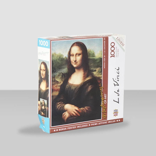 Imagen 1 de 2 de Rompecabezas - Mona Lisa - Leonardo Da Vinci - 1000 Piezas