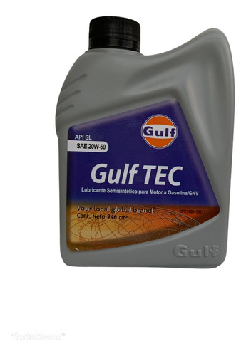 Aceite Semisintético 20w50 Gulf