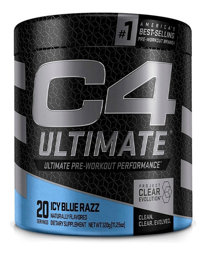 Imagen 1 de 3 de C4 Ultimate Pre-workout Cellucor 20 Servings