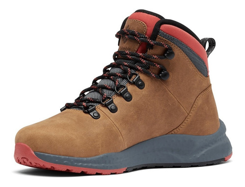 Botín Mujer Sh/ft Wp Hiker Cuero Beige Impermeables