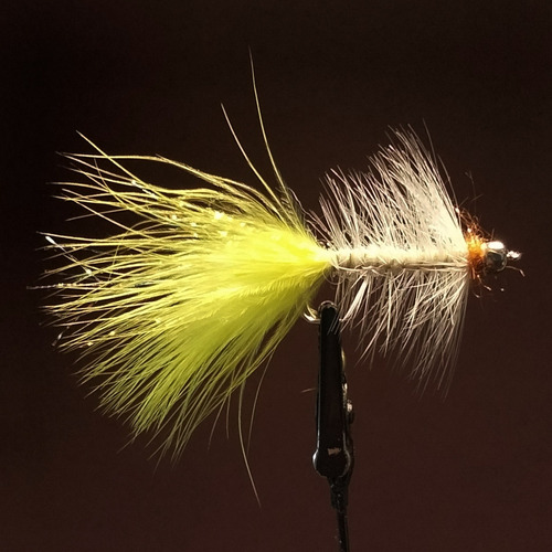 Pack De 2 Moscas Streamer 793 - Size 5 - Amarillo Y Blanco