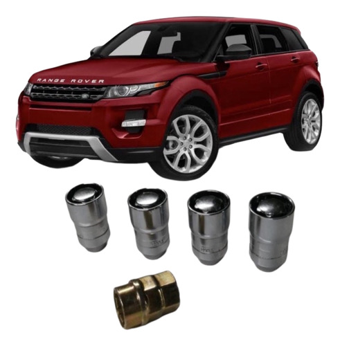 Set 4 Birlos De Seguridad Range Rover Evoque 2012-2019.