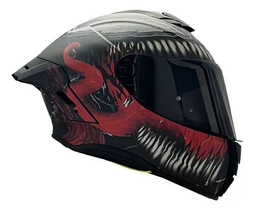 Casco Moto Integral Marvel Venom Vs Carnage Cert Ece 2206 L 59 - 60