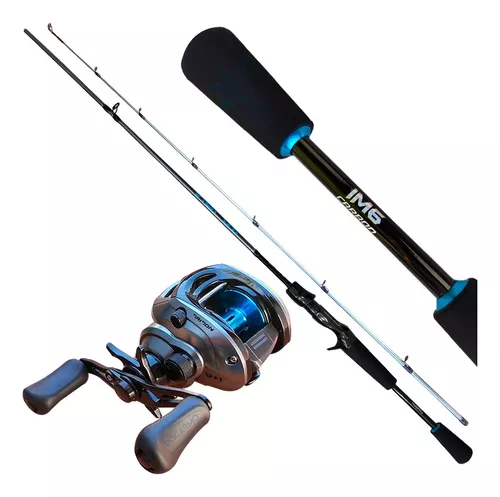 Kit De Pesca Profissional Vara Carbono 5'6 +carretilha 10rol