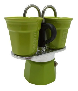 Cafetera Mini Express 2 Tazas Verde Bialetti F. 5942 Xavi 