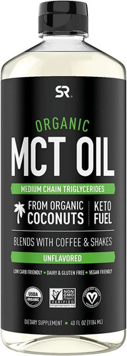 Aceite Mct Oil Orgánico Sports Research 1183ml