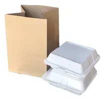 Comprar Bolsa Kraft Grande 25x25+35 Comida Delivery Sin Asas 500 Pz