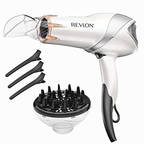 Revlon 1875w Secador De Pelo Infrarrojo Para Secado Rápido Y