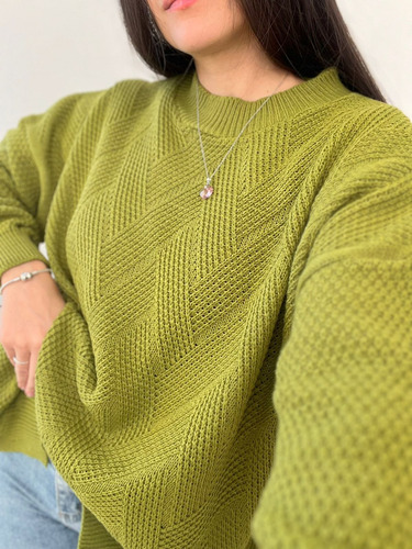 Sweater Oversize De Mujer Super Suaves Y Calentitos Pulover