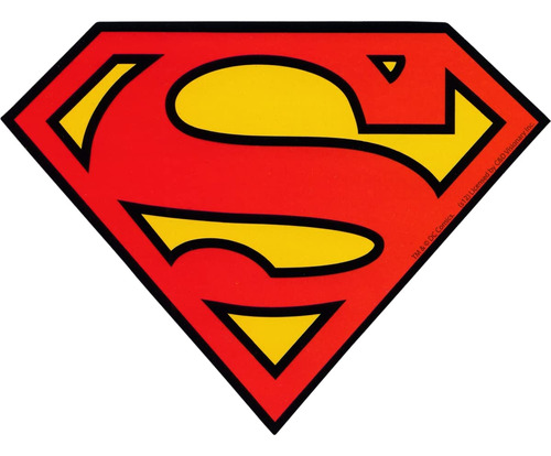 Superman - Logotipo De Escudo Clásico - Adhesivo / Calcomaní